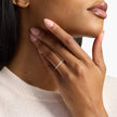 Petite Micropavé Diamond Ring
