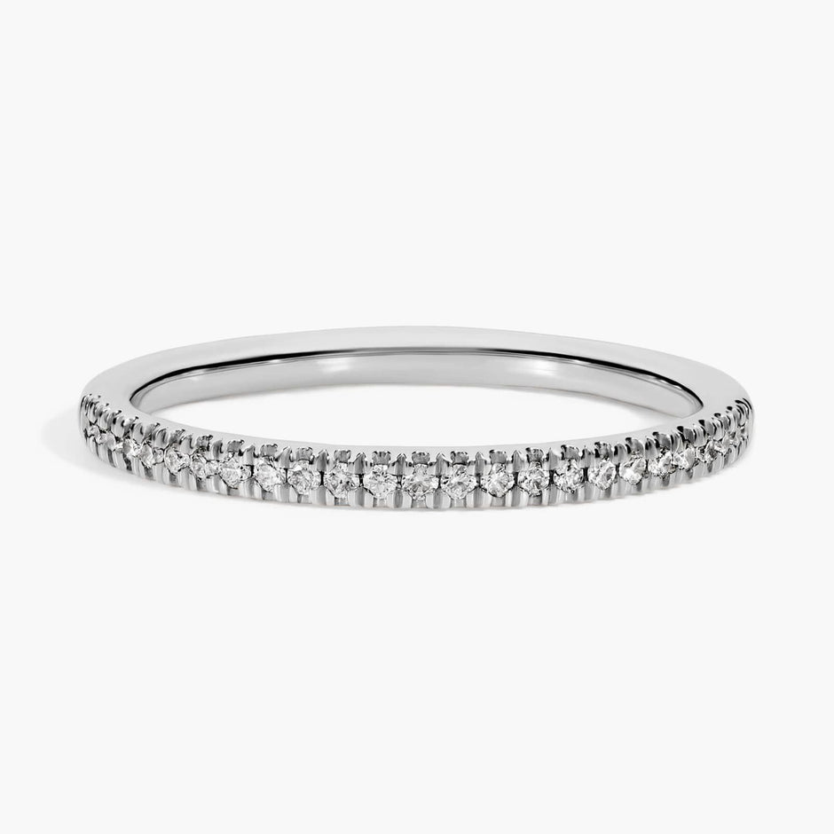 Petite Micropavé Diamond Ring