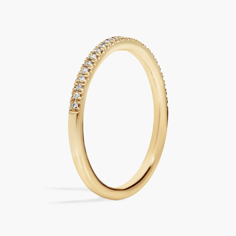 Petite Micropavé Diamond Ring