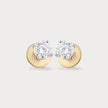 Beaming Men's Lab-Grown Diamond Stud Earrings in 18K Yellow Gold
