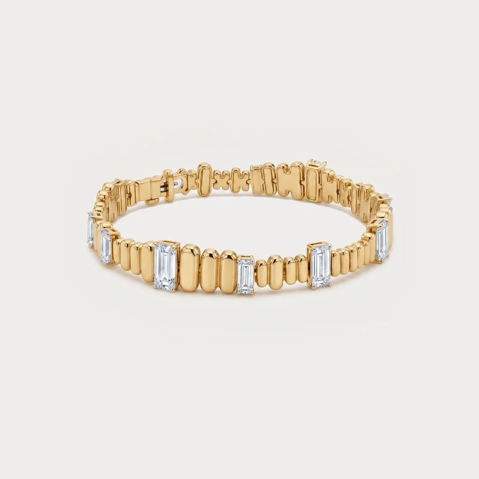 Echoes of Choice Lab-Grown Diamond Bracelet in 18K Yellow Gold
