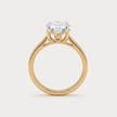 Treasured Solitaire Diamond Ring in 18K Yellow Gold