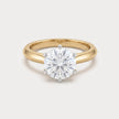 Tenerezza Solitaire Diamond Ring in 18K Yellow Gold