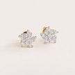 Floraison Stars & Flowers Lab-Grown Diamond Earrings in 18K Yellow Gold