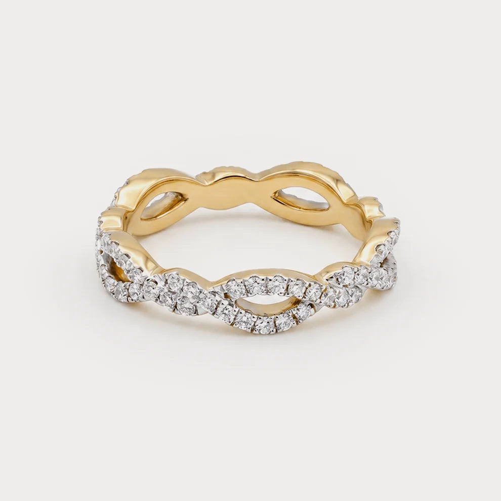 Link Diamond Ring