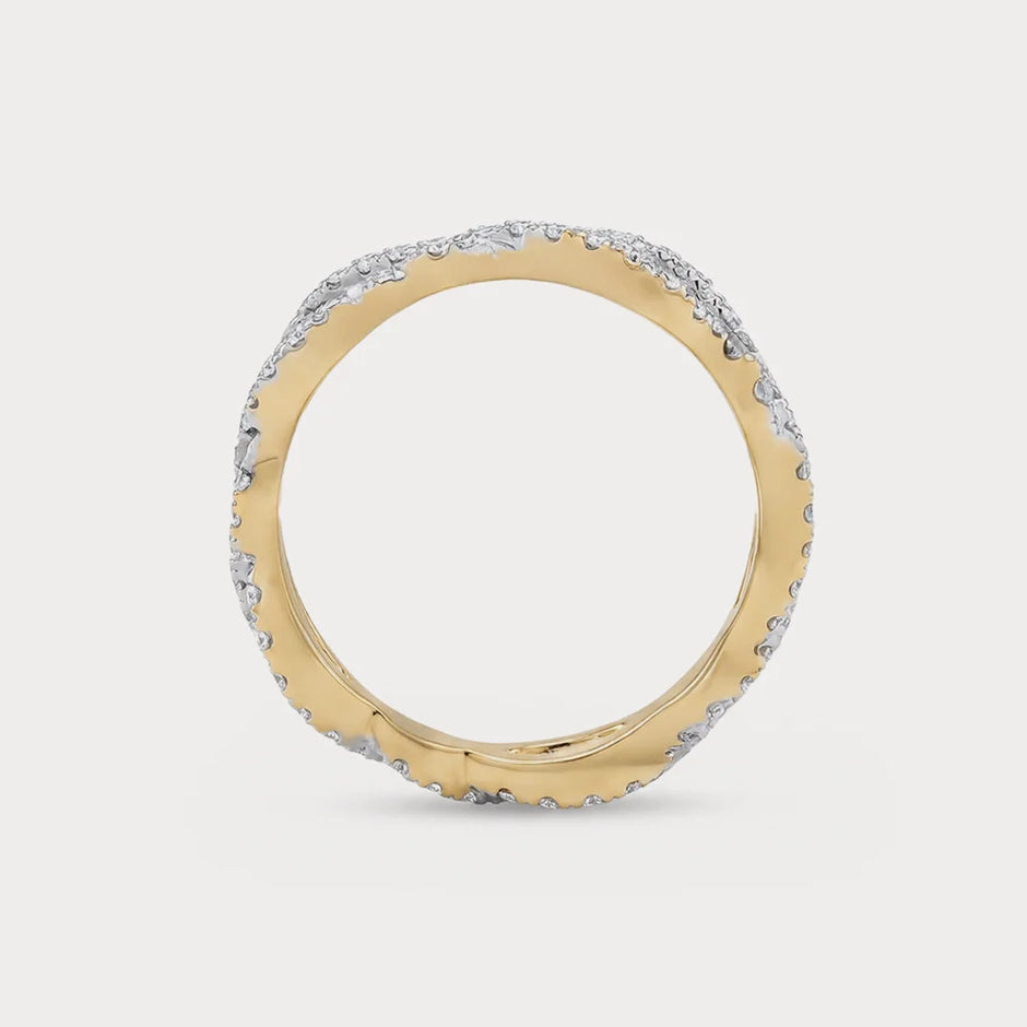 Link Diamond Ring