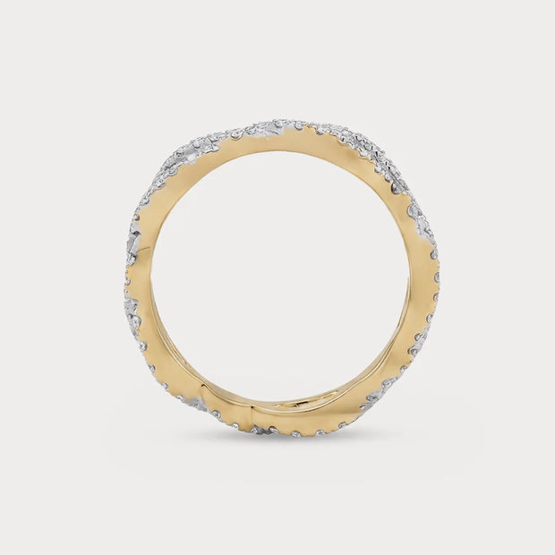 Link Diamond Ring
