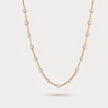 Resplendant Station Lab-Grown Diamond Necklace in 18K Yellow Gold