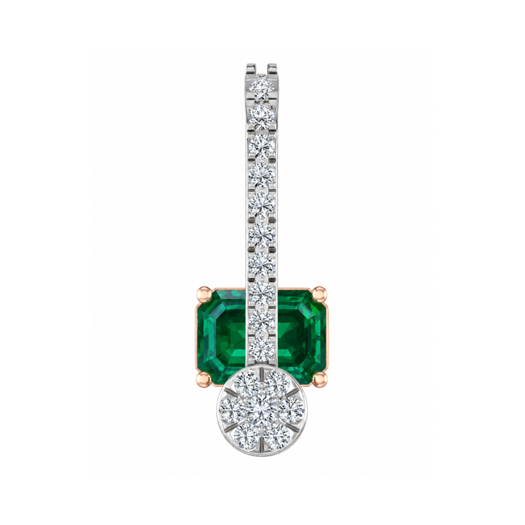 Emerald Axis Lab-Grown Diamond Ring