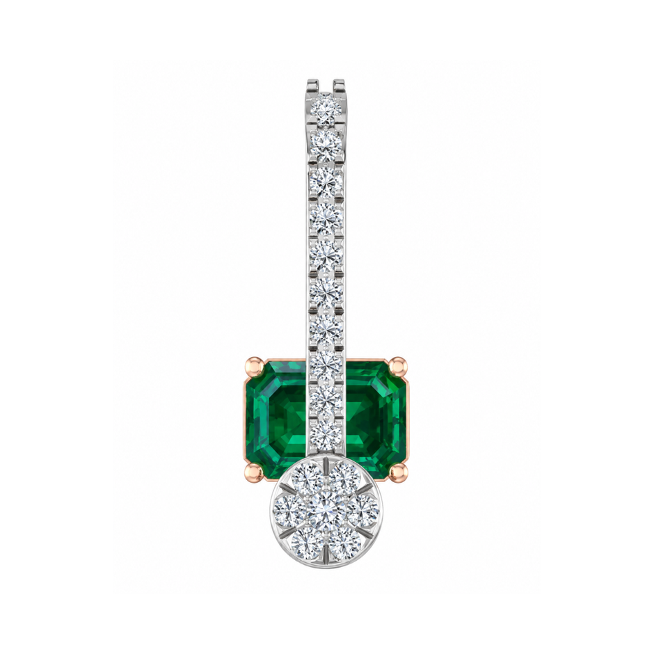 Emerald Axis Lab-Grown Diamond Ring