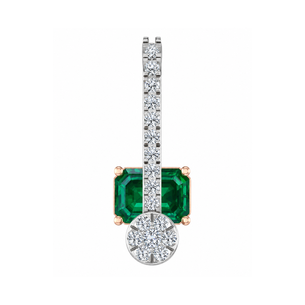 Emerald Axis Lab-Grown Diamond Ring