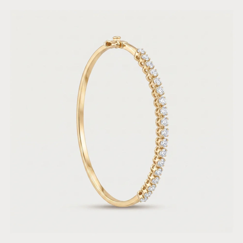 Eternity Lab-Grown Diamond Tennis Bracelet in 18KT Yellow Gold